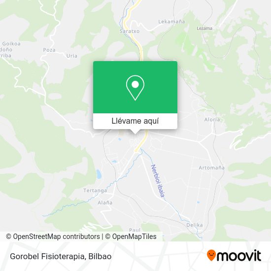 Mapa Gorobel Fisioterapia