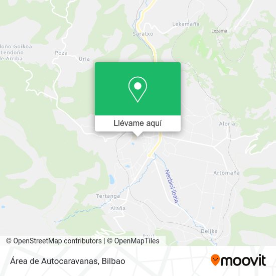 Mapa Área de Autocaravanas