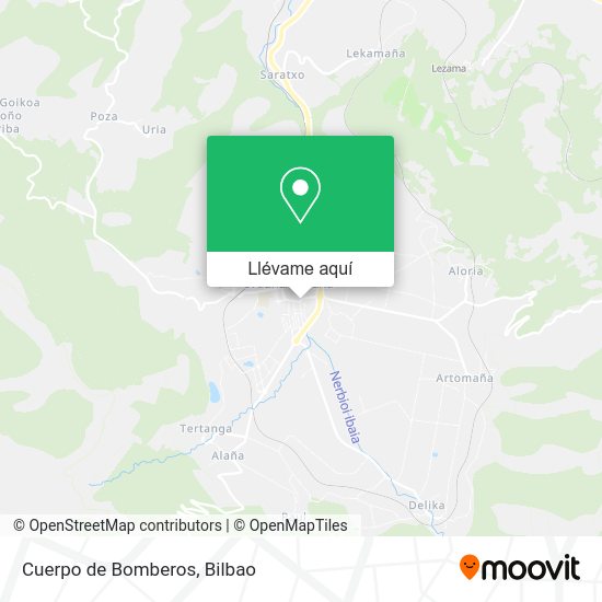 Mapa Cuerpo de Bomberos