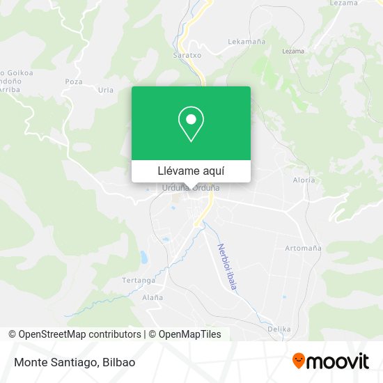Mapa Monte Santiago