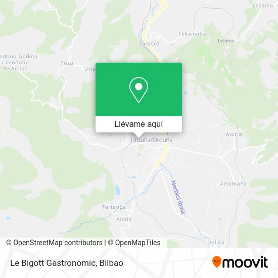 Mapa Le Bigott Gastronomic