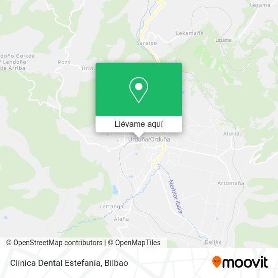 Mapa Clínica Dental Estefanía