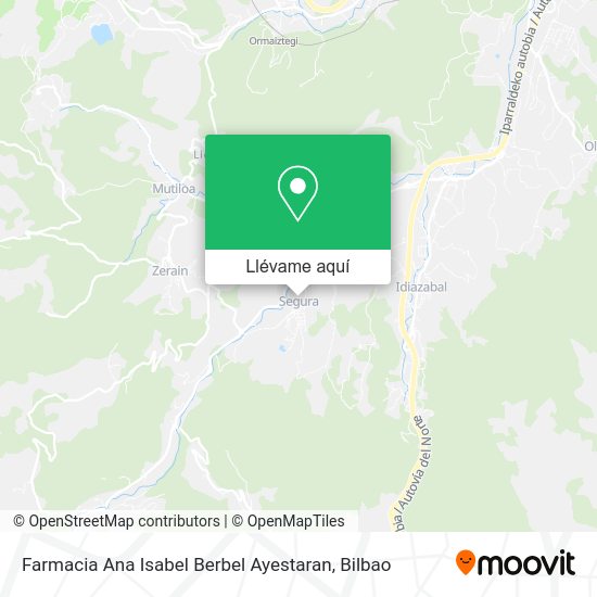Mapa Farmacia Ana Isabel Berbel Ayestaran