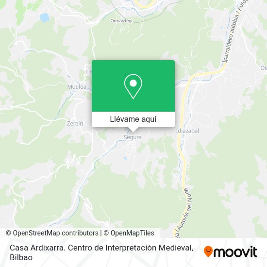 Mapa Casa Ardixarra. Centro de Interpretación Medieval