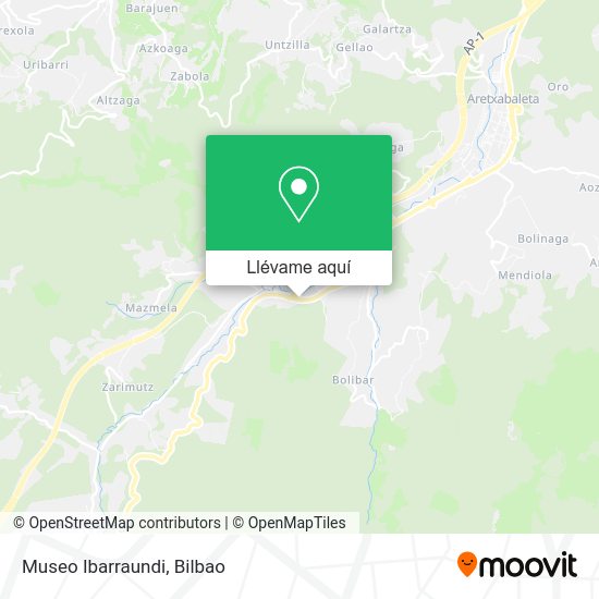 Mapa Museo Ibarraundi