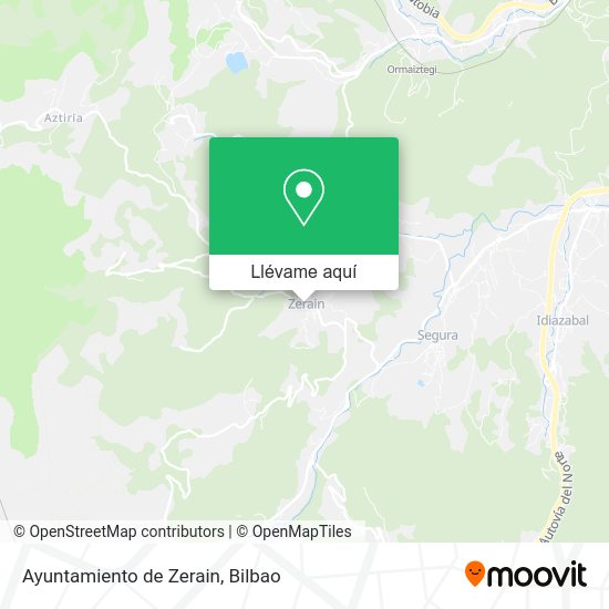 Mapa Ayuntamiento de Zerain