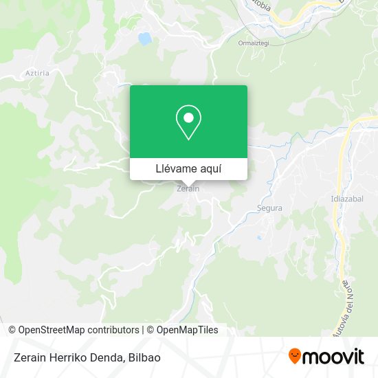 Mapa Zerain Herriko Denda