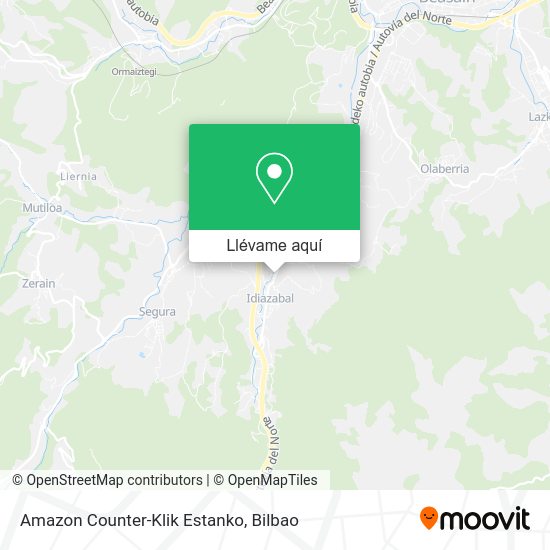 Mapa Amazon Counter-Klik Estanko