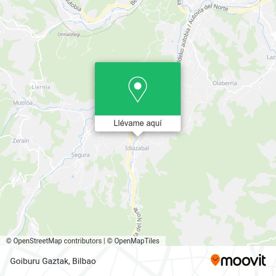 Mapa Goiburu Gaztak