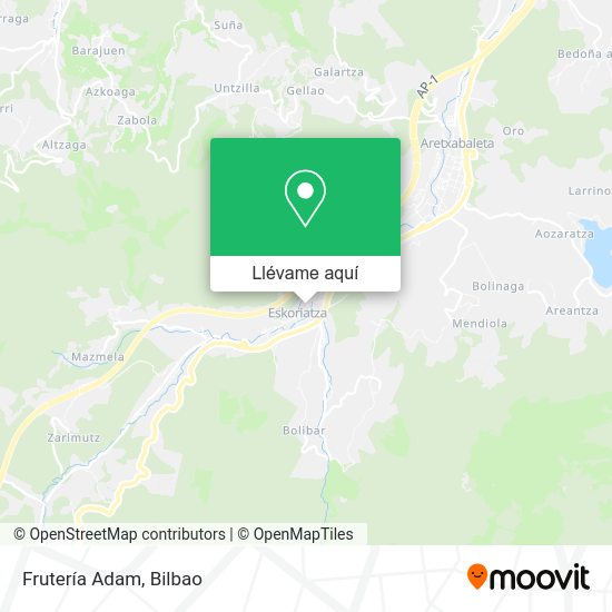 Mapa Frutería Adam