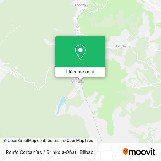 Mapa Renfe Cercanías / Brinkola-Oñati