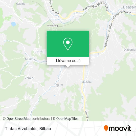 Mapa Tintas Arzubialde