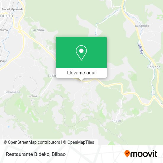 Mapa Restaurante Bideko