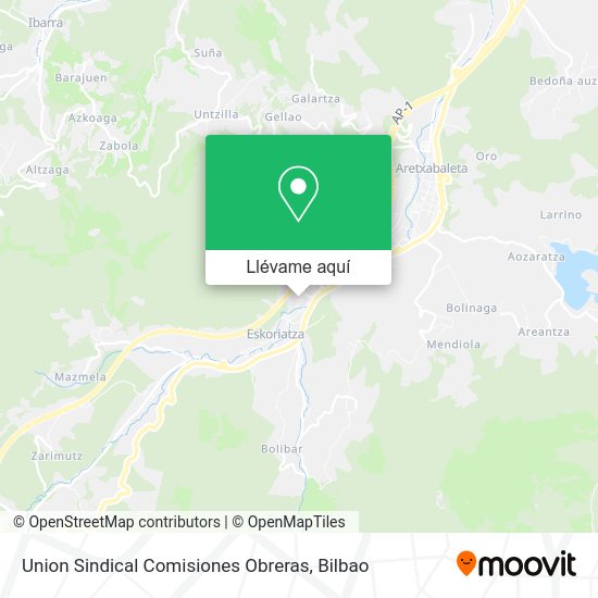 Mapa Union Sindical Comisiones Obreras