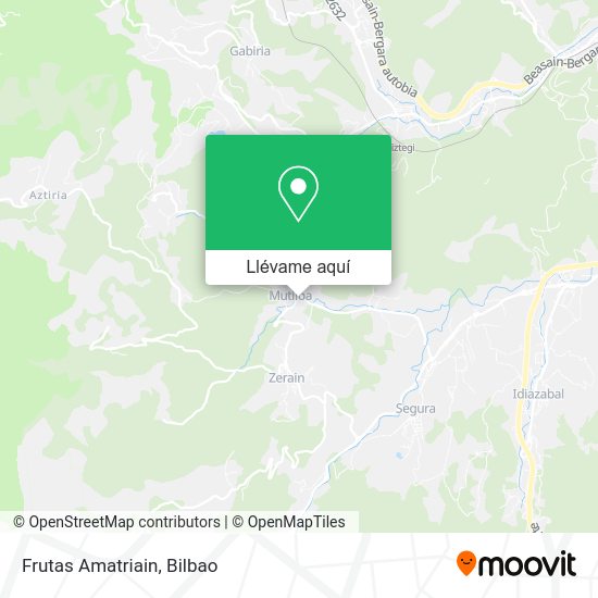 Mapa Frutas Amatriain