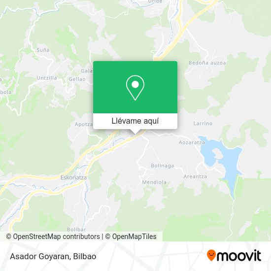 Mapa Asador Goyaran