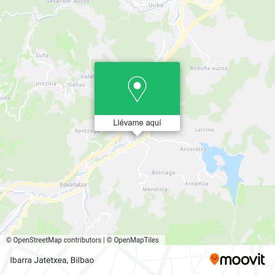 Mapa Ibarra Jatetxea