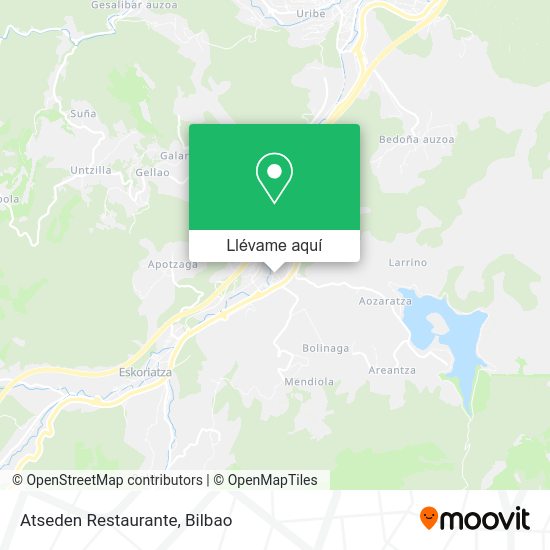 Mapa Atseden Restaurante