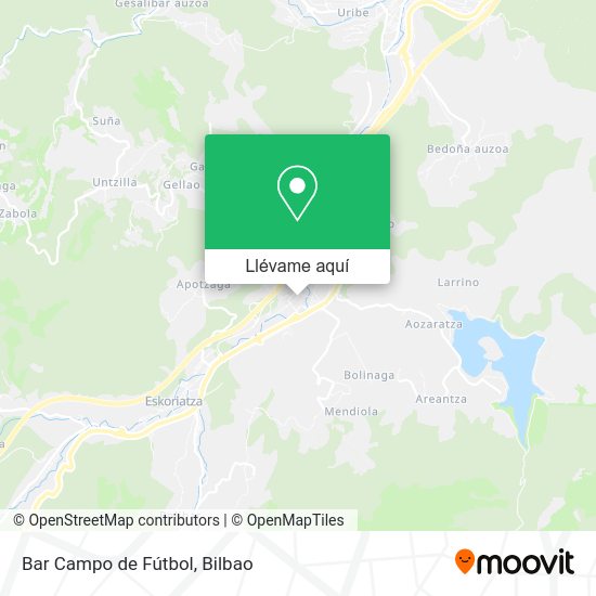 Mapa Bar Campo de Fútbol