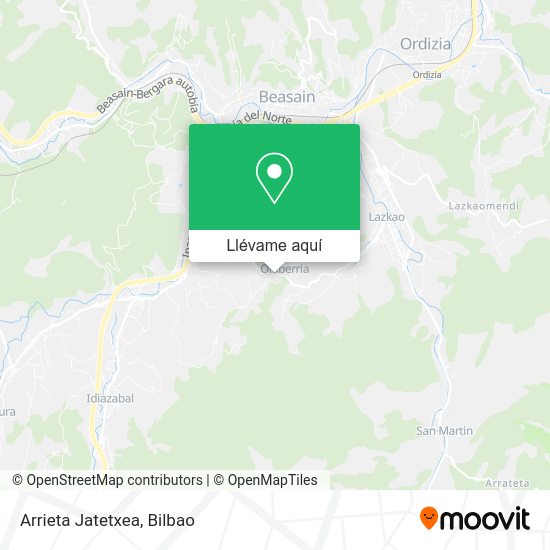 Mapa Arrieta Jatetxea
