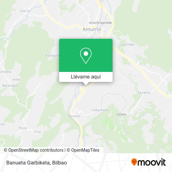 Mapa Banueta Garbiketa
