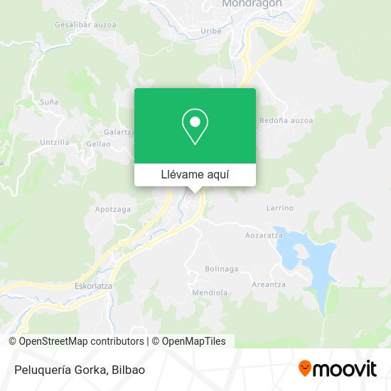 Mapa Peluquería Gorka