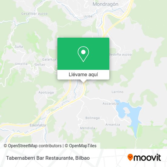 Mapa Tabernaberri Bar Restaurante