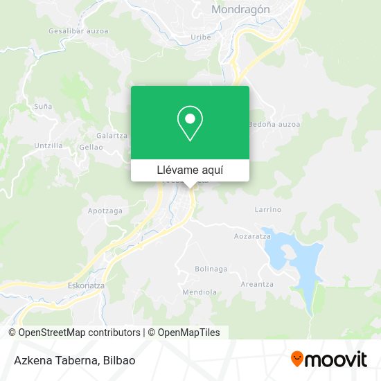 Mapa Azkena Taberna