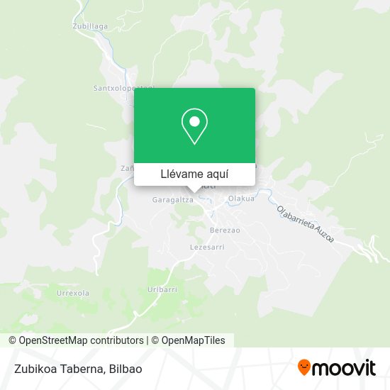 Mapa Zubikoa Taberna
