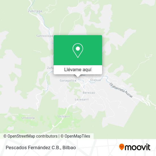 Mapa Pescados Fernández C.B.