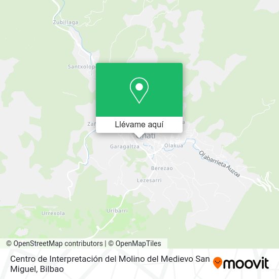 Mapa Centro de Interpretación del Molino del Medievo San Miguel