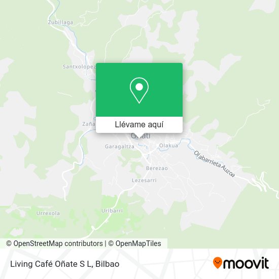Mapa Living Café Oñate S L
