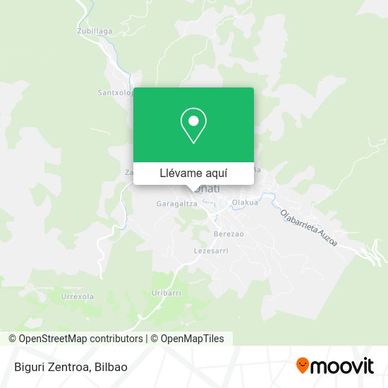 Mapa Biguri Zentroa