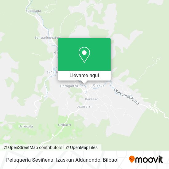 Mapa Peluquería Sesiñena. Izaskun Aldanondo