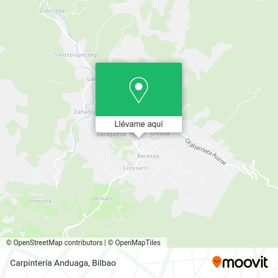 Mapa Carpintería Anduaga