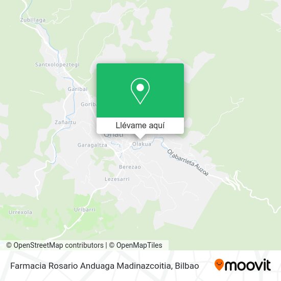 Mapa Farmacia Rosario Anduaga Madinazcoitia