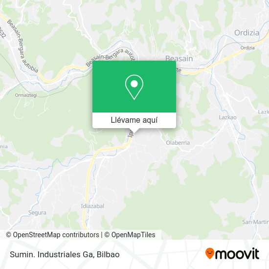 Mapa Sumin. Industriales Ga