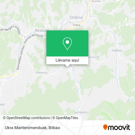 Mapa Ukra Mantenimenduak