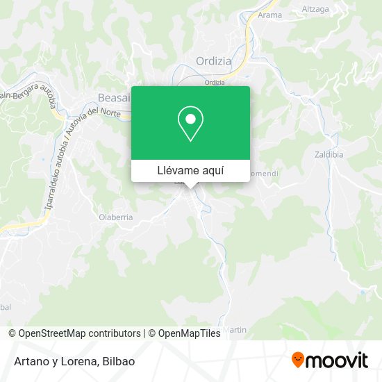 Mapa Artano y Lorena