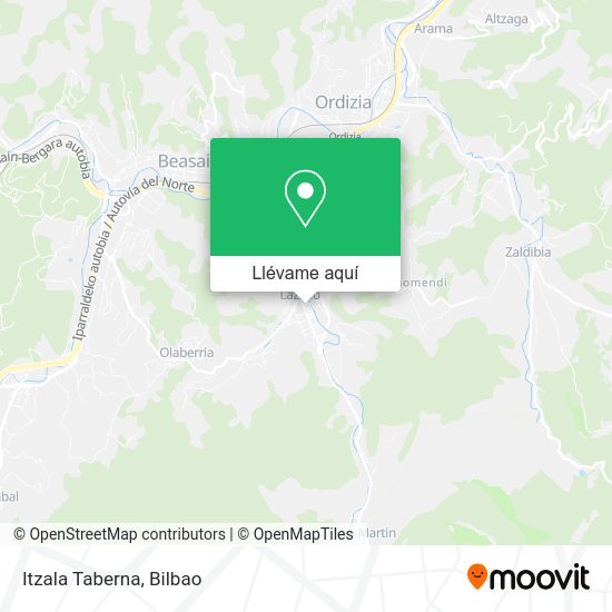 Mapa Itzala Taberna
