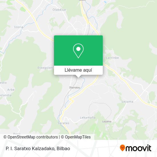 Mapa P. I. Saratxo Kalzadako