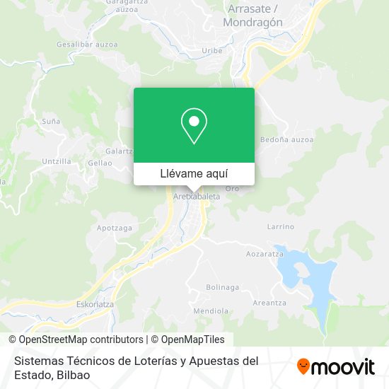 Mapa Sistemas Técnicos de Loterías y Apuestas del Estado
