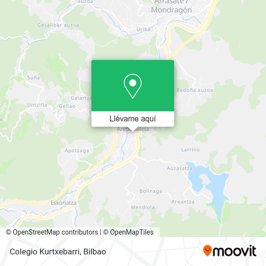 Mapa Colegio Kurtxebarri