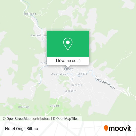 Mapa Hotel Ongi