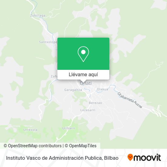 Mapa Instituto Vasco de Administración Publica