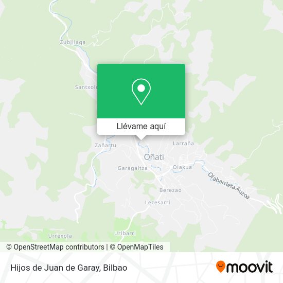 Mapa Hijos de Juan de Garay