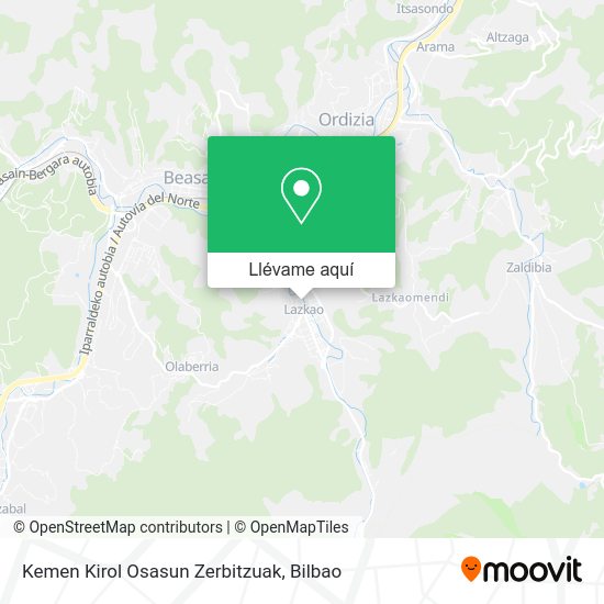 Mapa Kemen Kirol Osasun Zerbitzuak