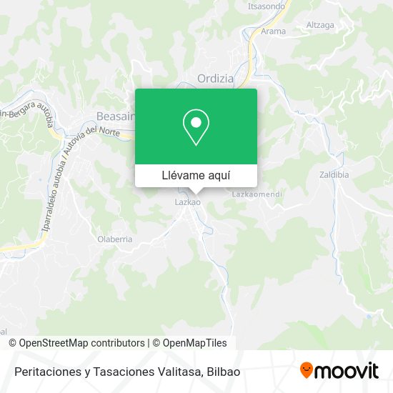 Mapa Peritaciones y Tasaciones Valitasa