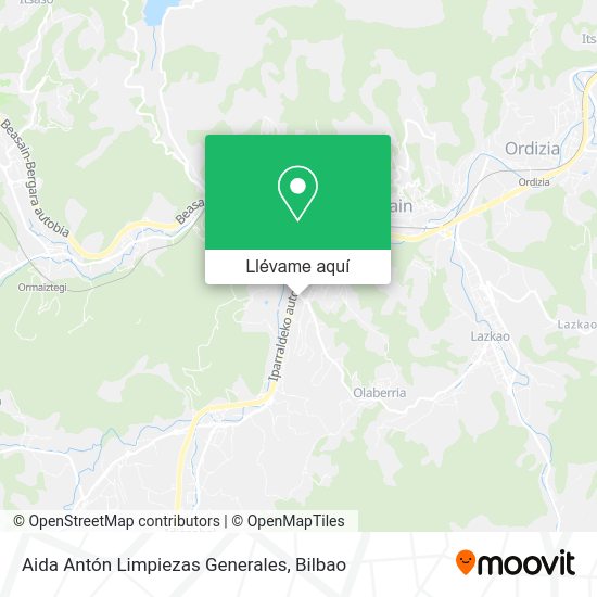 Mapa Aida Antón Limpiezas Generales