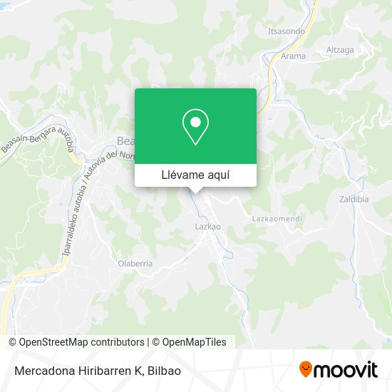 Mapa Mercadona Hiribarren K